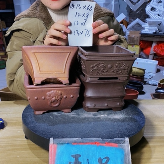 紫砂花盆紫砂花盆