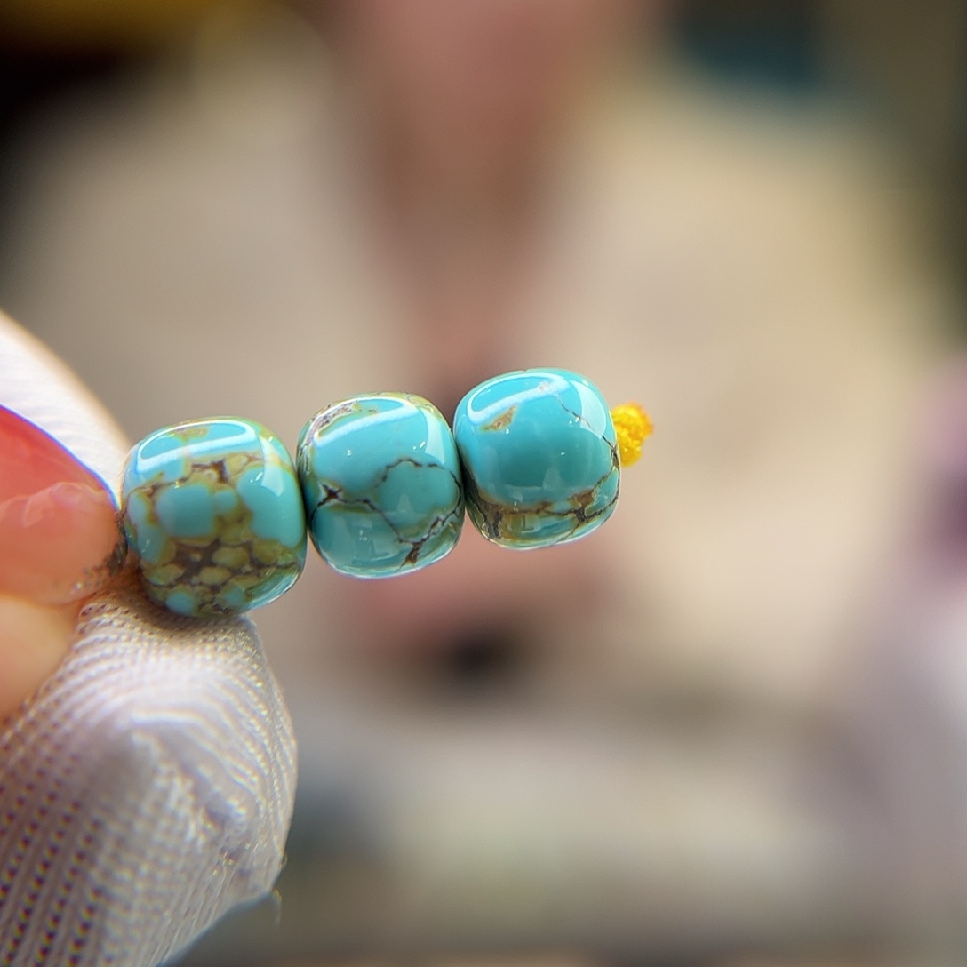 绿松石未镶嵌珠宝奇石7腰珠