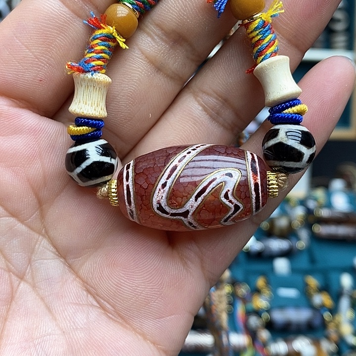 玛瑙/玉髓颈饰合金