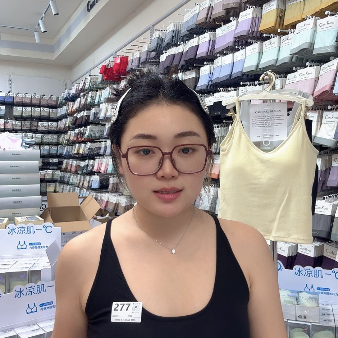 棉277。 自留欧美美背 黑色