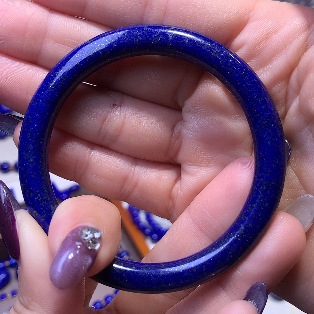 青金石未镶嵌57.4手镯