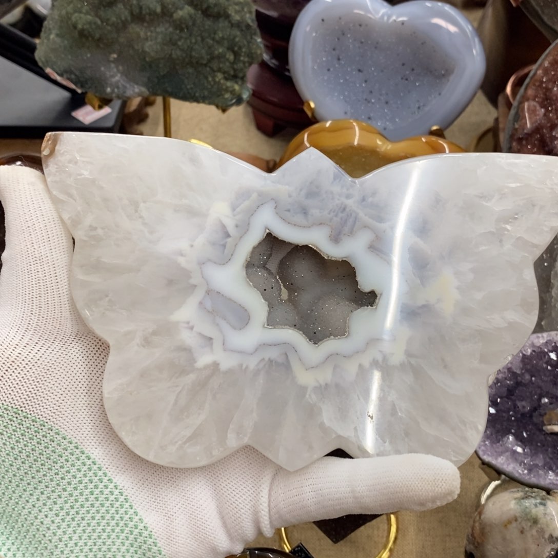 水晶大蝴蝶未镶嵌