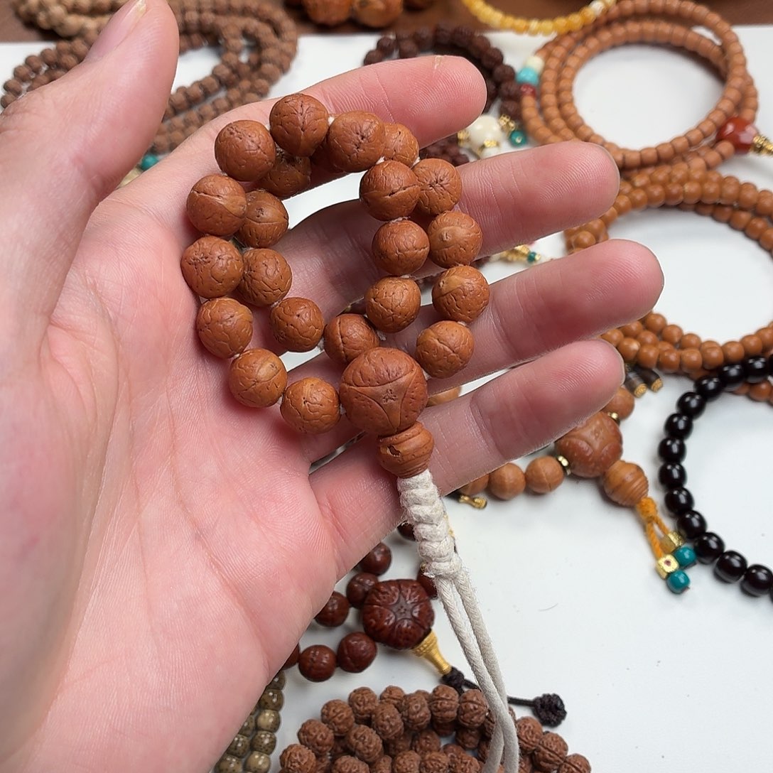 凤眼菩提手串实心籽