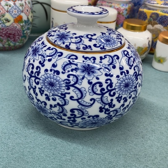 瓷片陶瓷茶叶罐密封罐