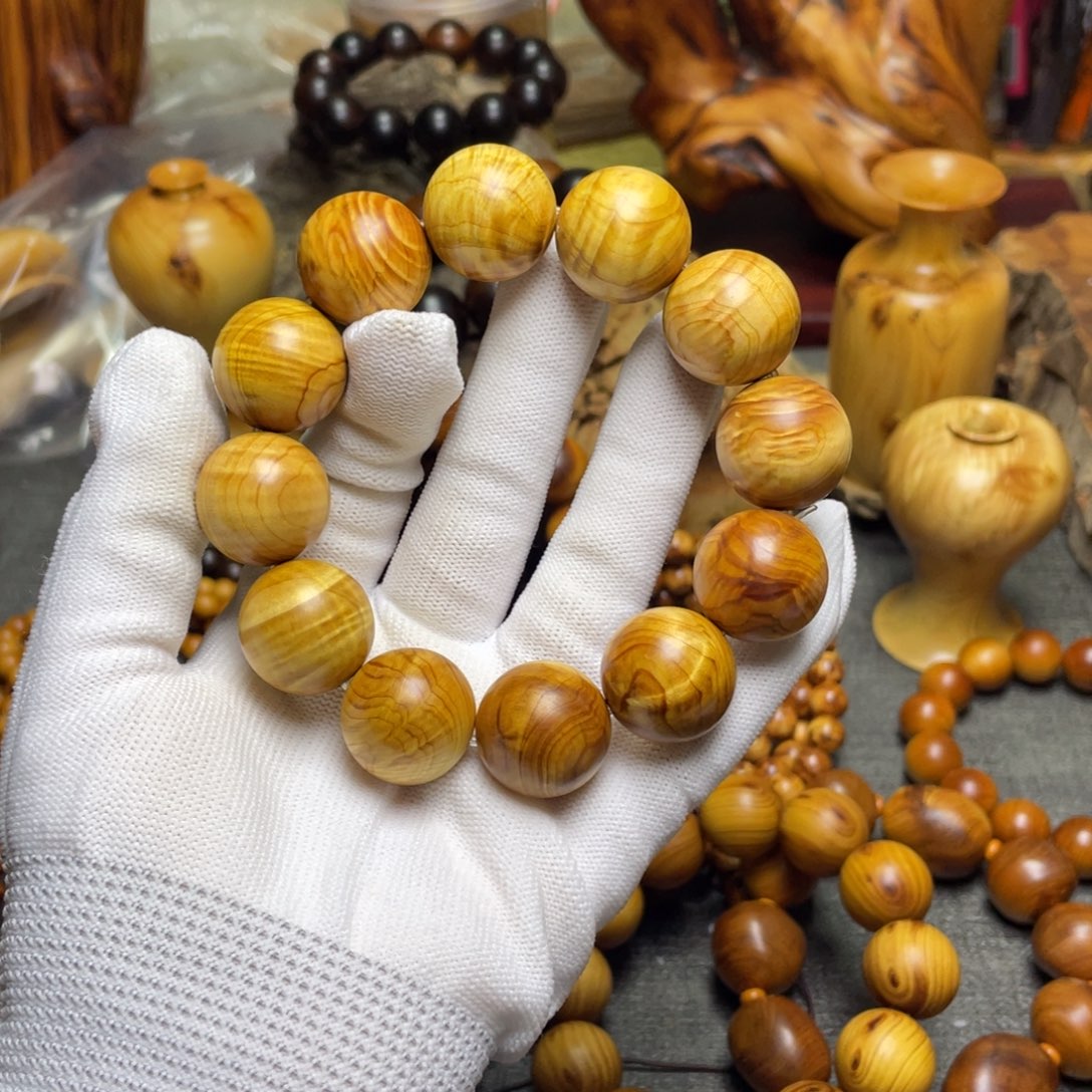 柏木（崖柏）2.0金丝水波闪