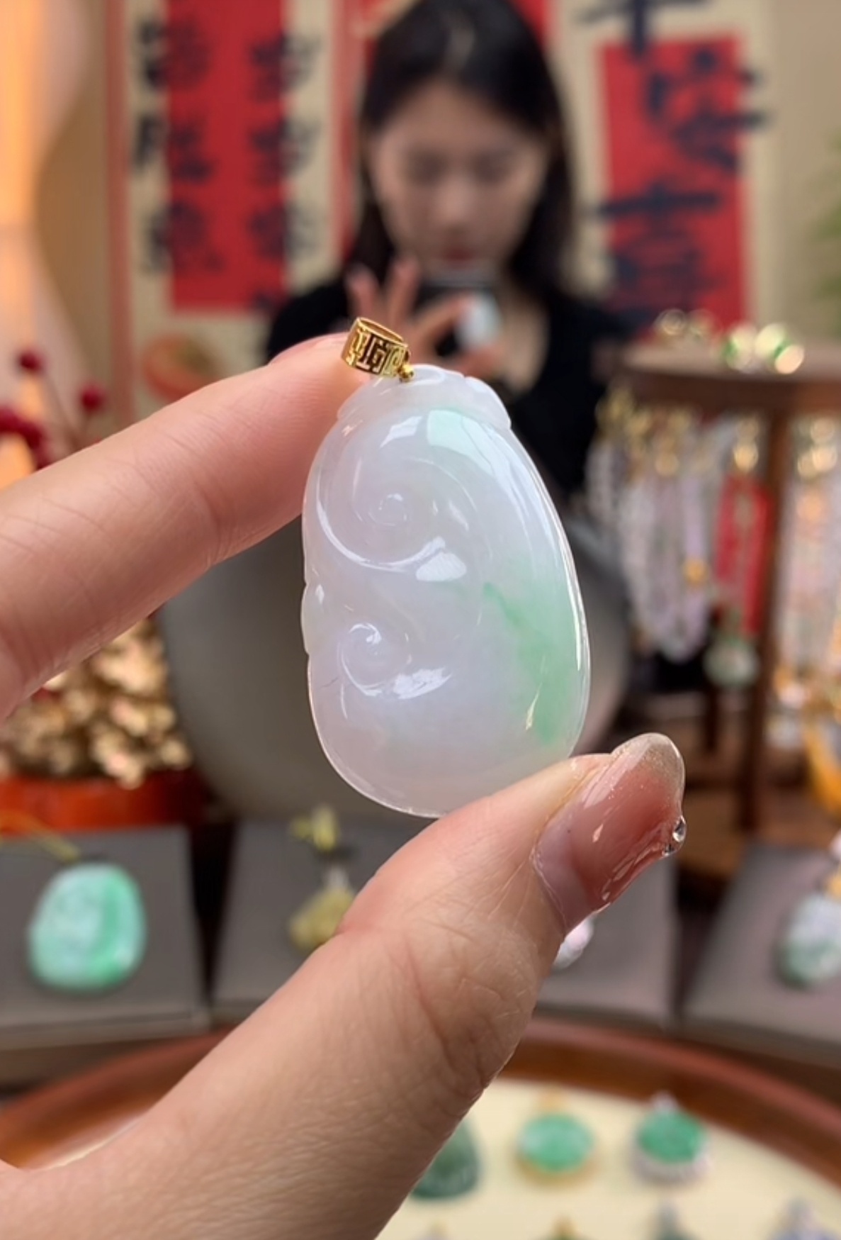 天然缅甸A货吊坠