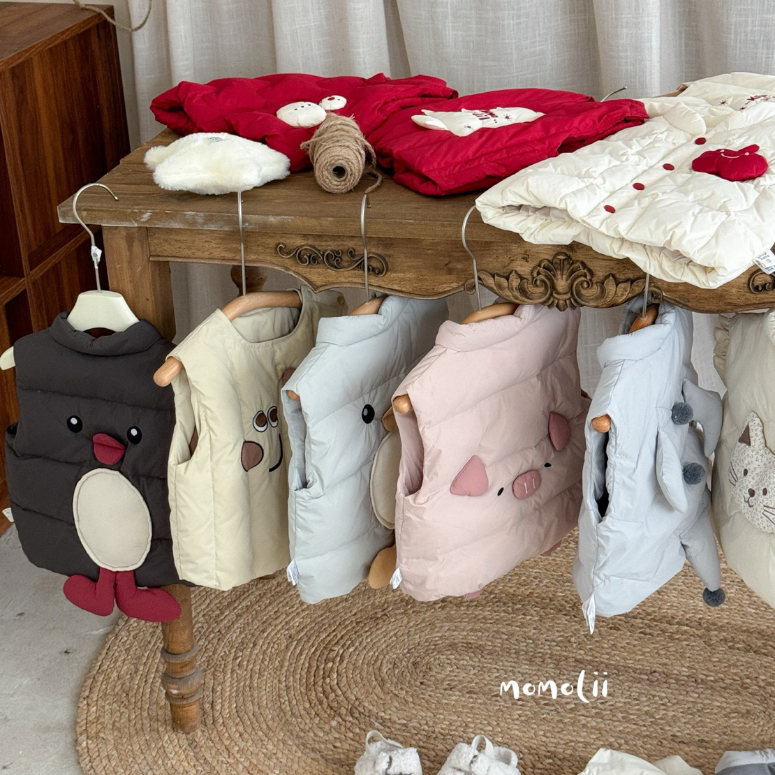 【NO退NO换】茉茉哩冬款羽羽马甲合集