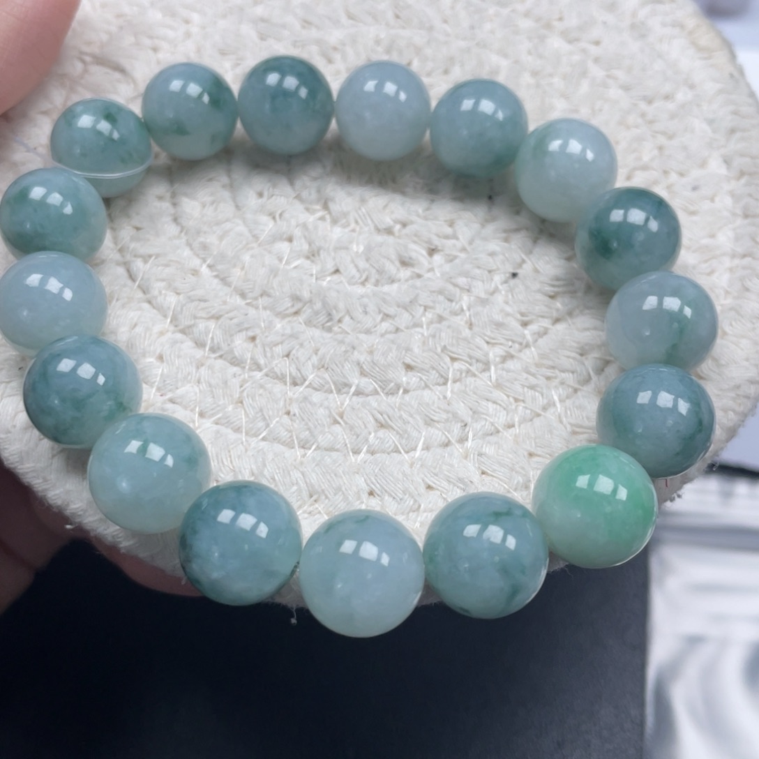 翡翠未镶嵌手链天然A货缅甸翡翠12