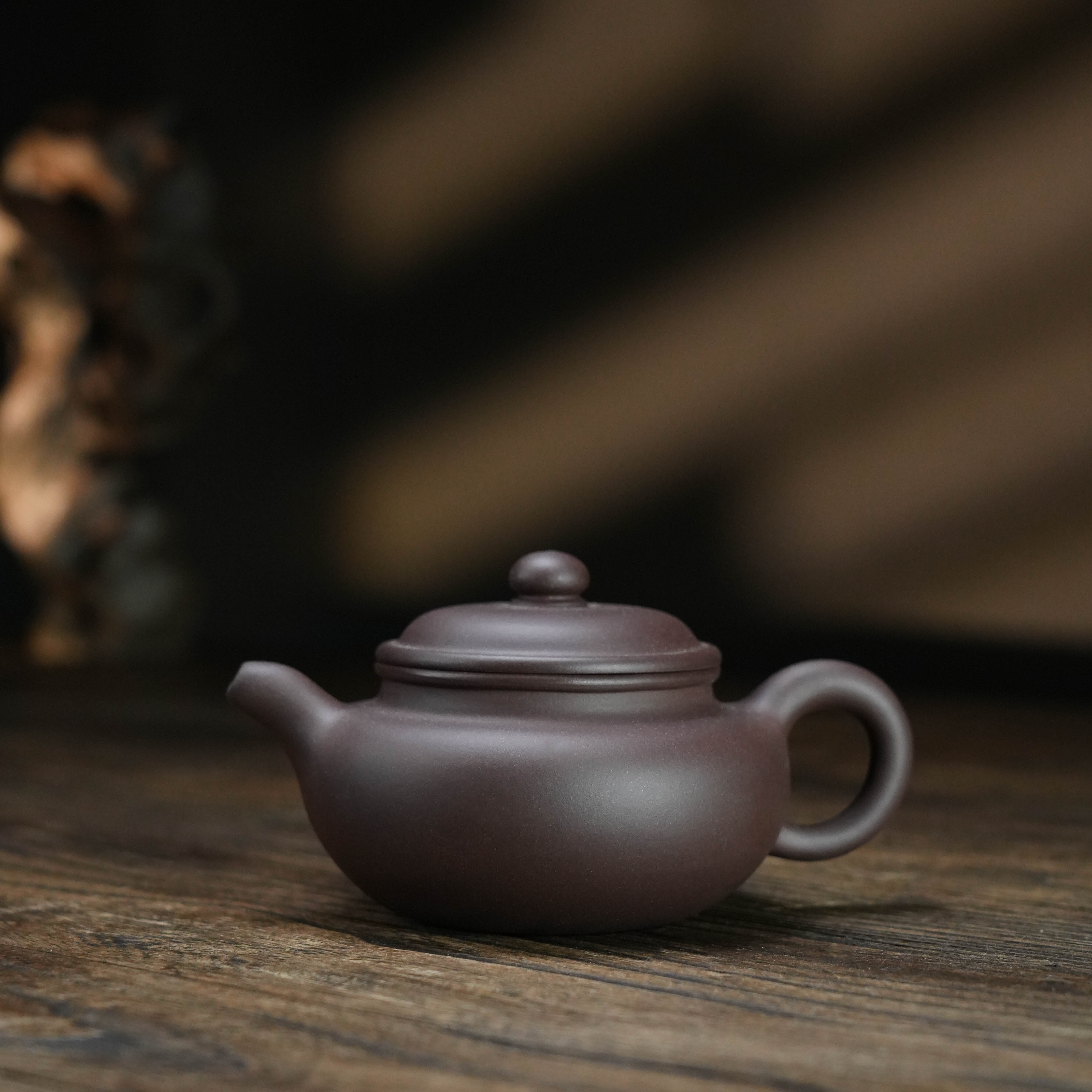 【舅妈壶】原矿天青泥 TQ 仿古壶宜兴紫砂壶系列 220cc