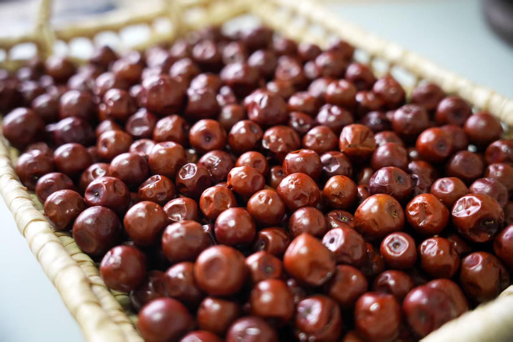 太行山大酸枣酸甜可口儿时的记忆八分干不是圆核