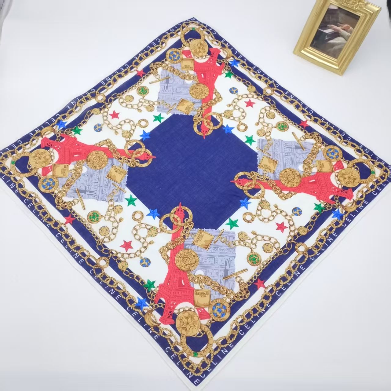 95新 Celine/思琳 海囤/思琳/丝巾/yy11015