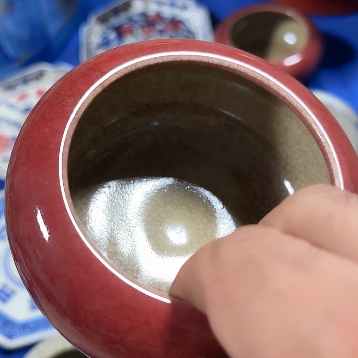 老***虎杯陶瓷摆件不固定一件
