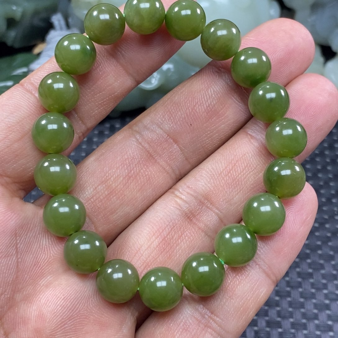 和田玉手链未镶嵌