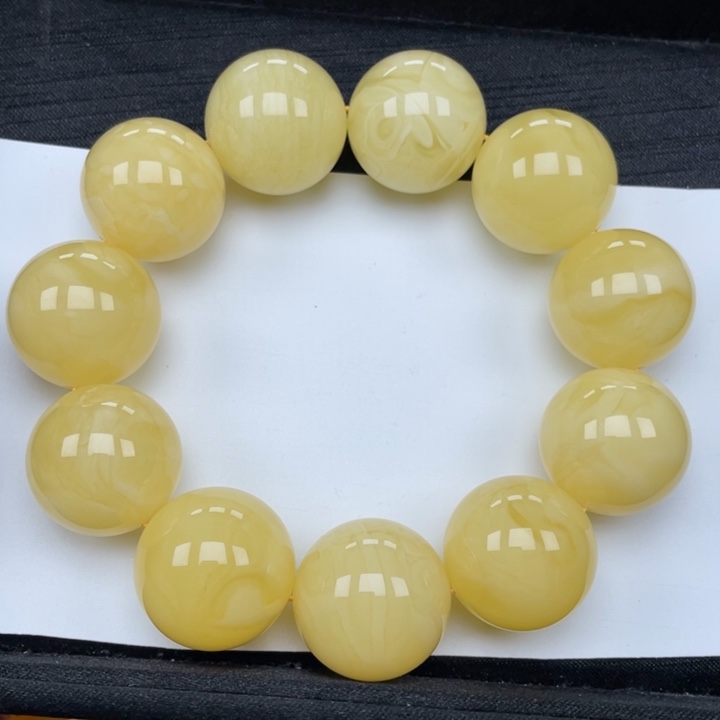 裸石蜜蜡未镶嵌蜜蜡24➕手串重92.5