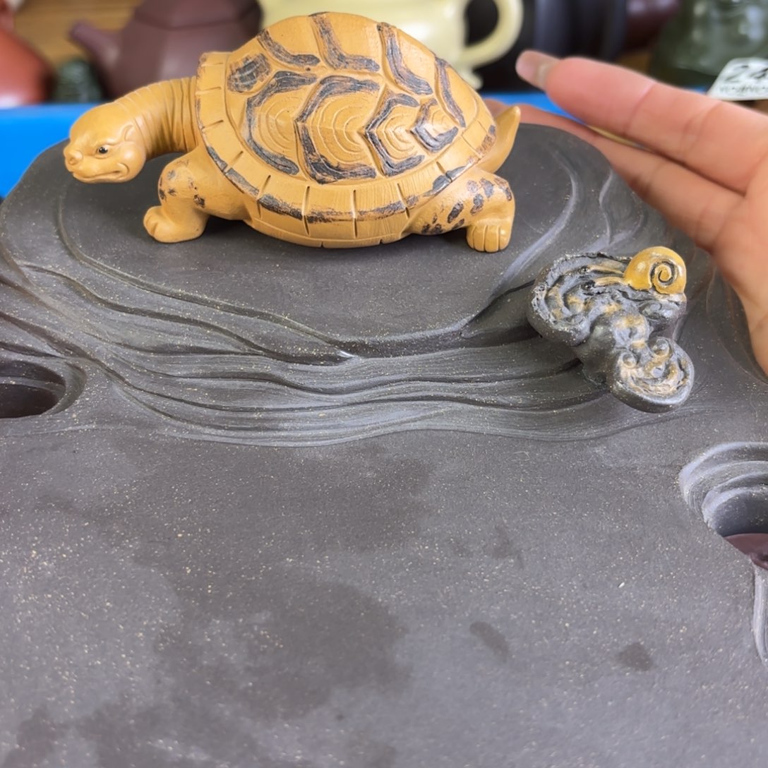 紫砂茶盘微瑕尾货听清再拍