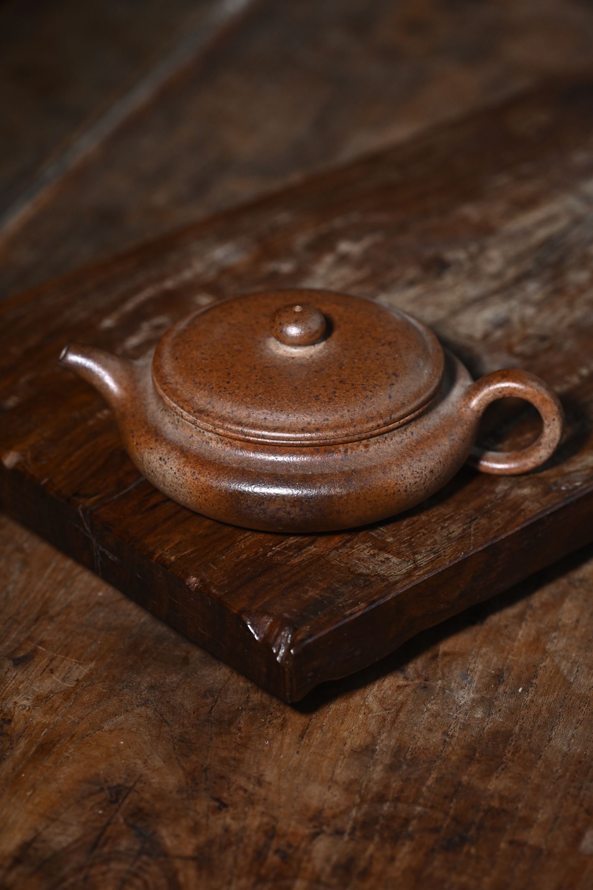 扁腹仿古|宜兴精品紫砂壶家用泡茶壶送礼茶具