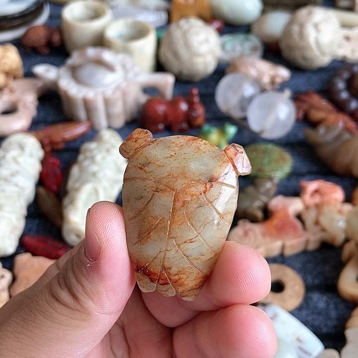 和田玉未镶嵌颈饰96