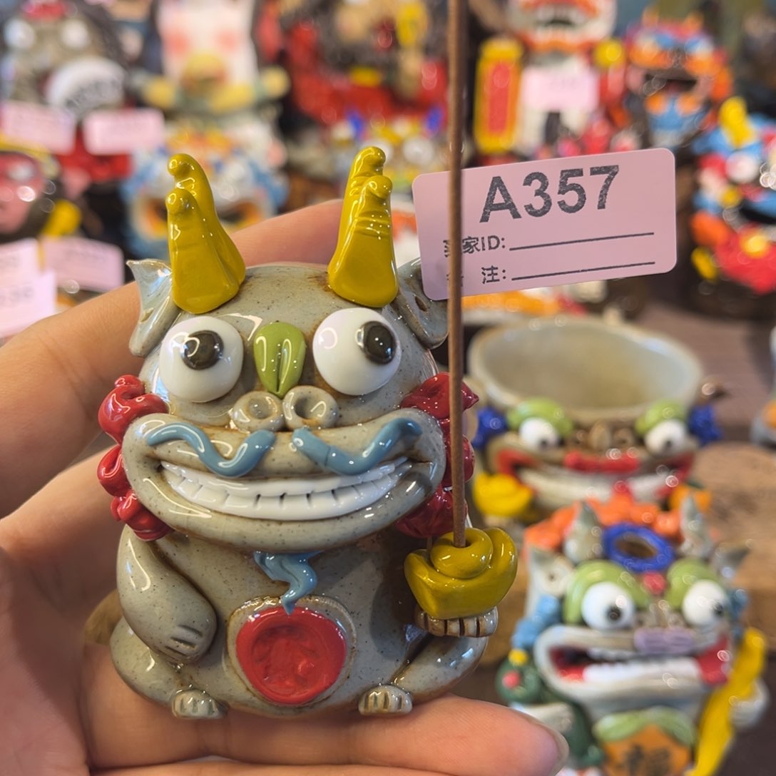 泥塑纯手工茶宠摆件