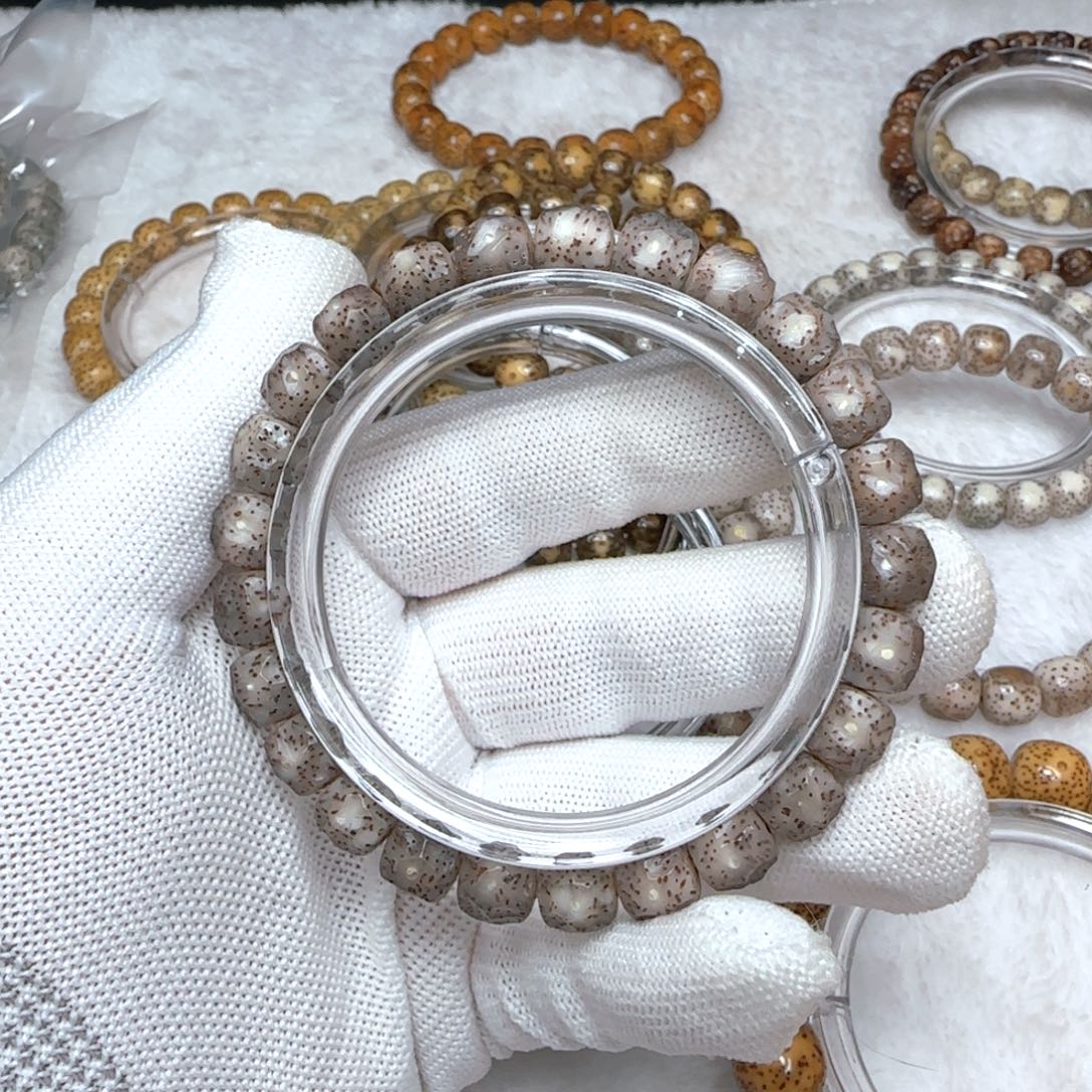 星月菩提手串6号手工黑冰糖无相9左右