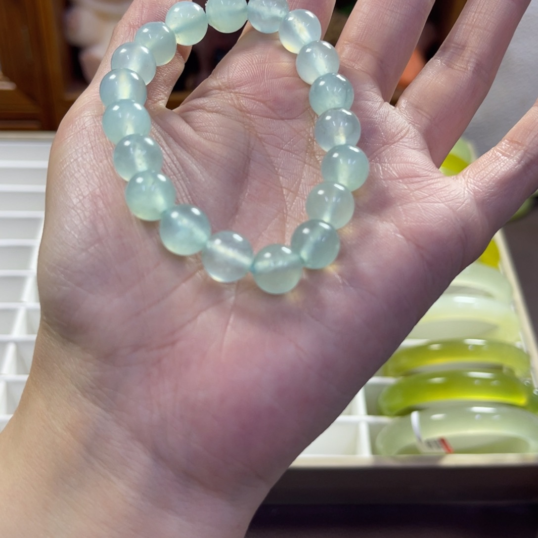 蛇纹石玉未镶嵌手镯瑕疵231