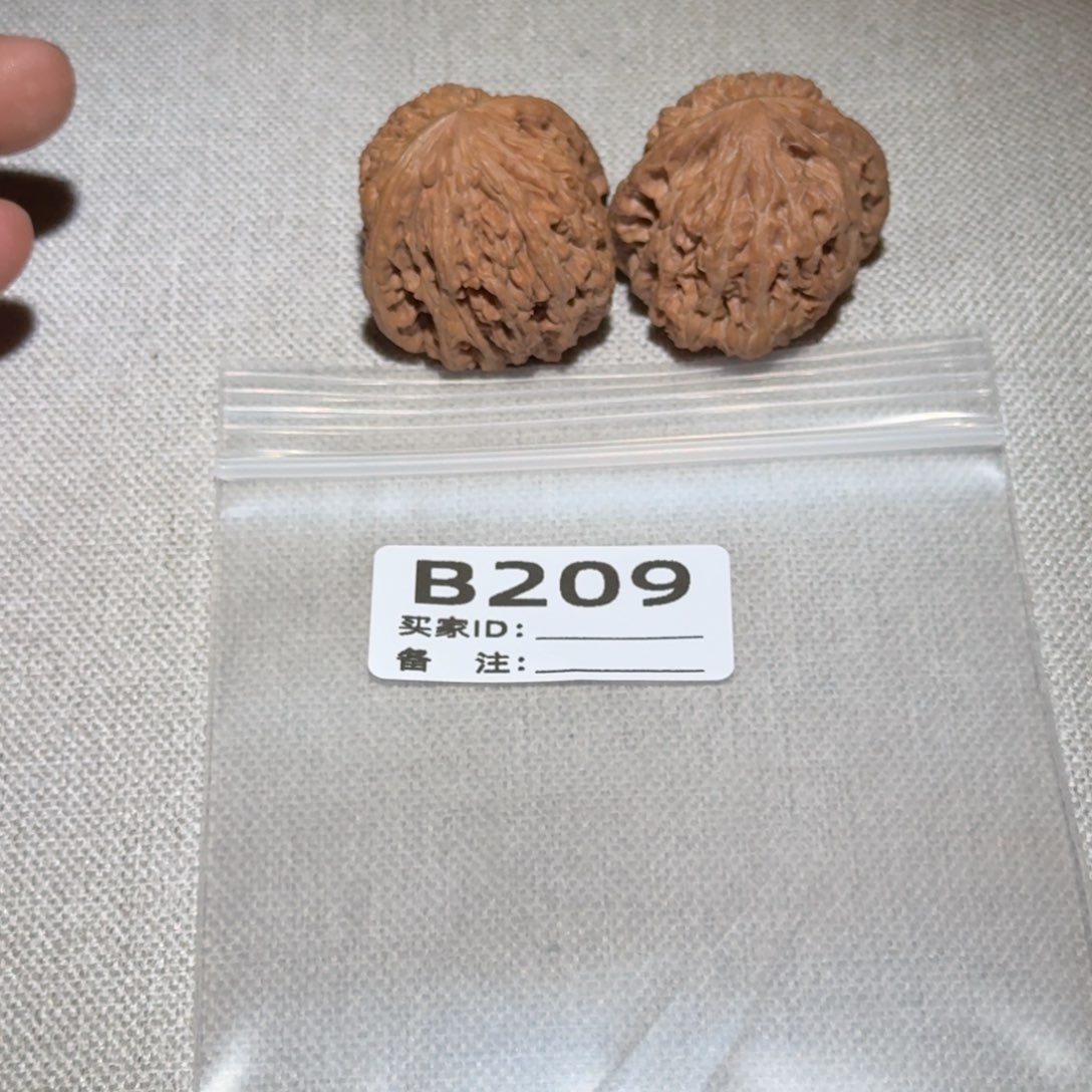 文玩核桃吊坠蜜吻209