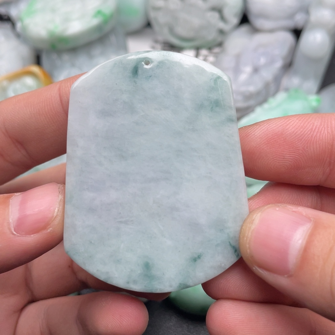 寒***夜翡翠未镶嵌吊坠(不含链)