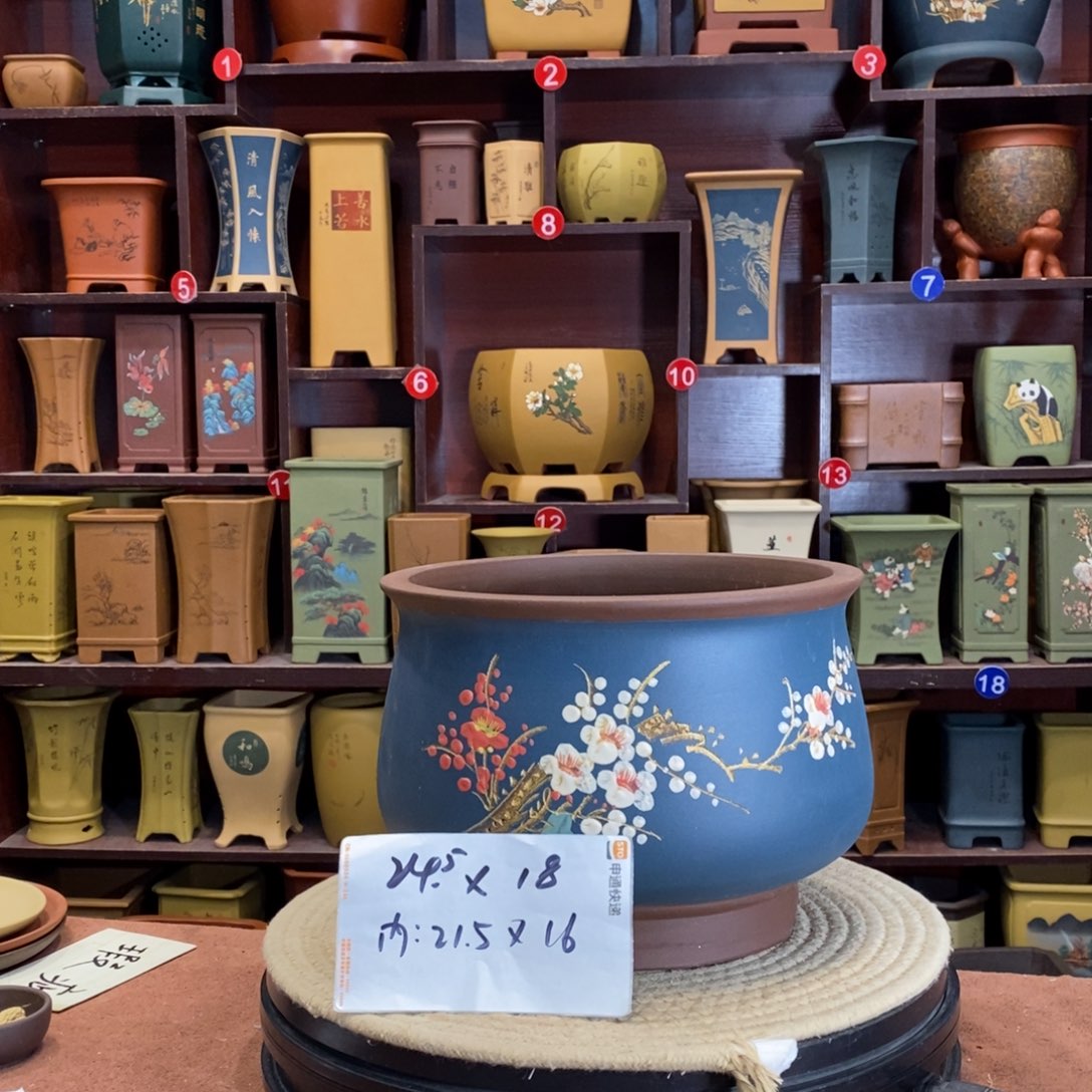 紫砂花盆紫砂艺术