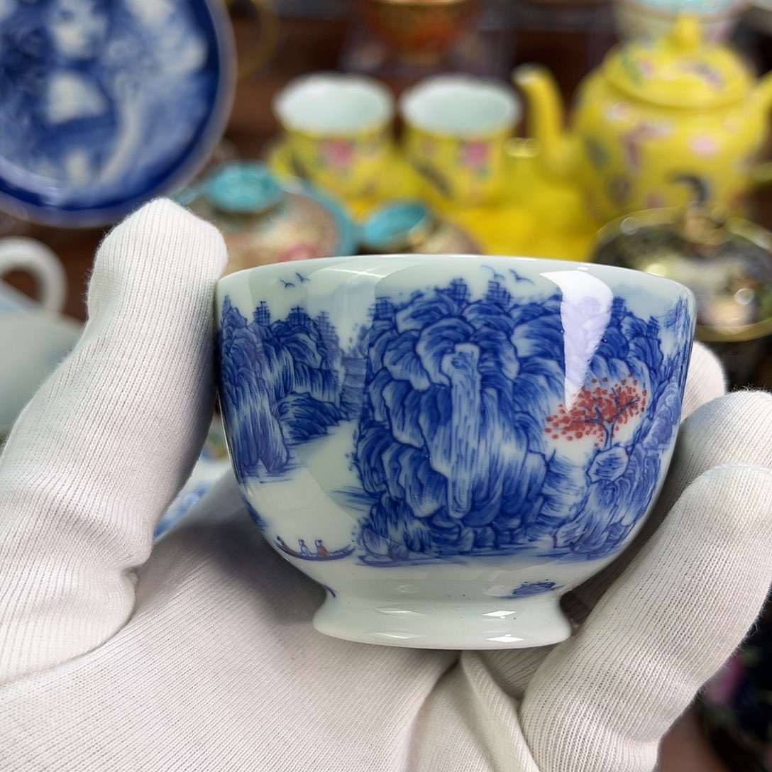 景德镇手工手绘主人杯