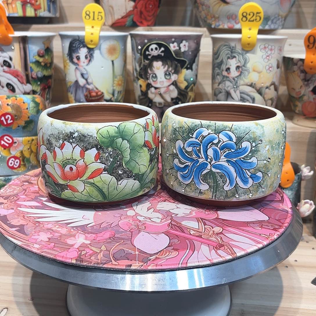 紫砂花盆手工花盆默认微瑕10/8