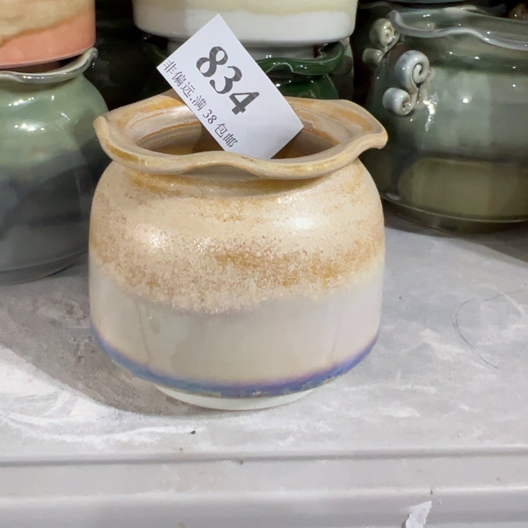 红陶景德镇手工花盆