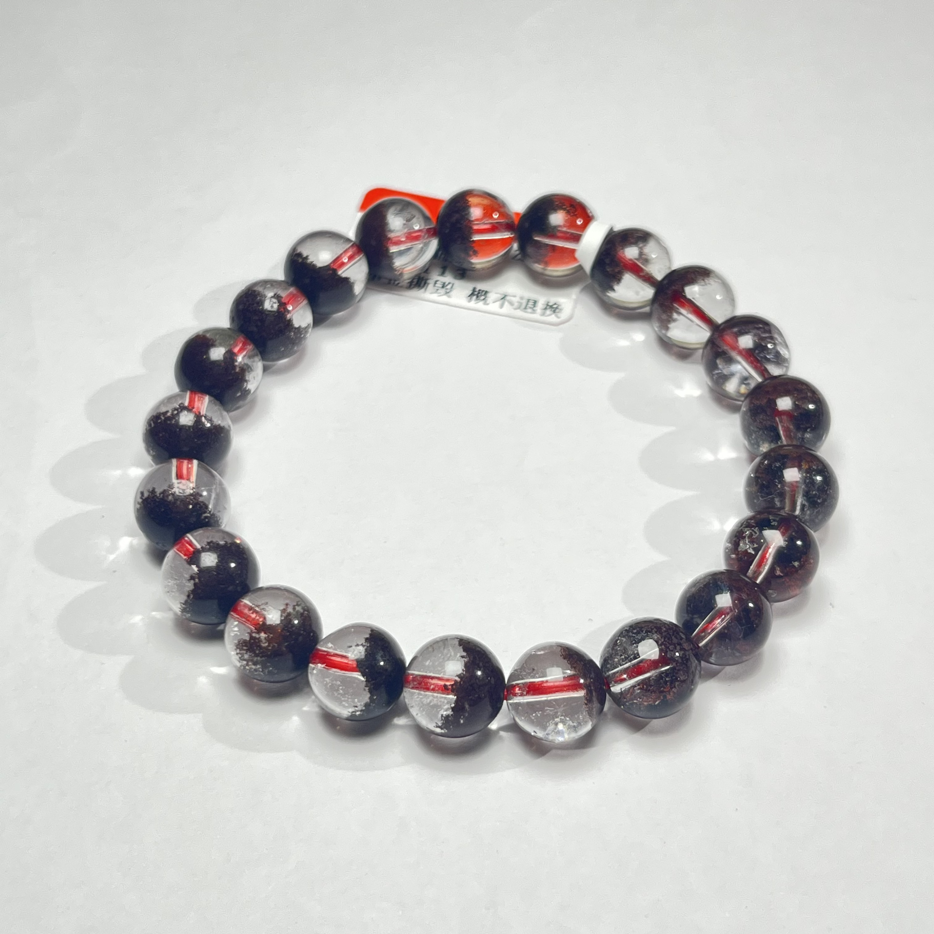 晶匠红幽灵手串9mm+多样性发一 双节