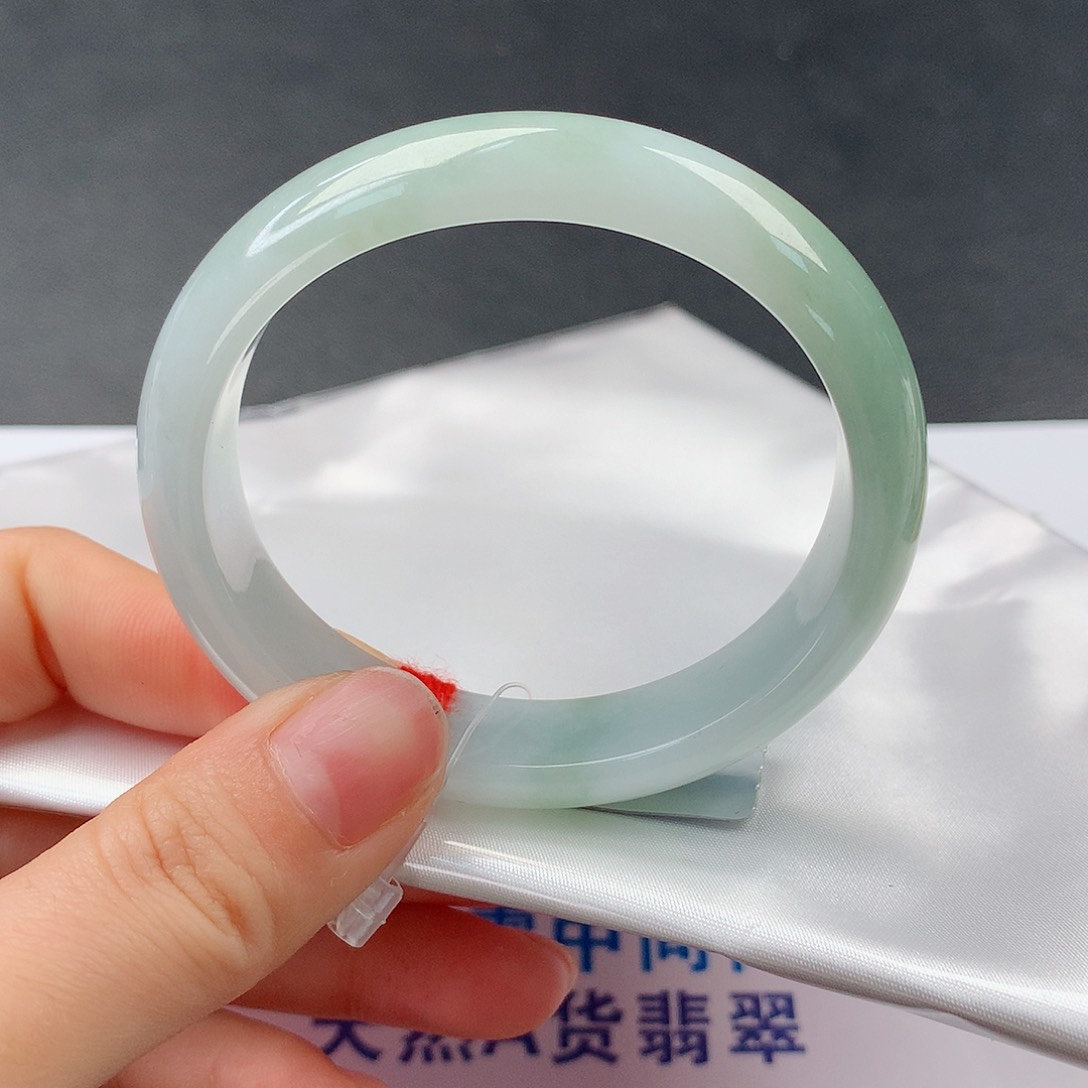 翡翠手镯未镶嵌77贵妃53.6