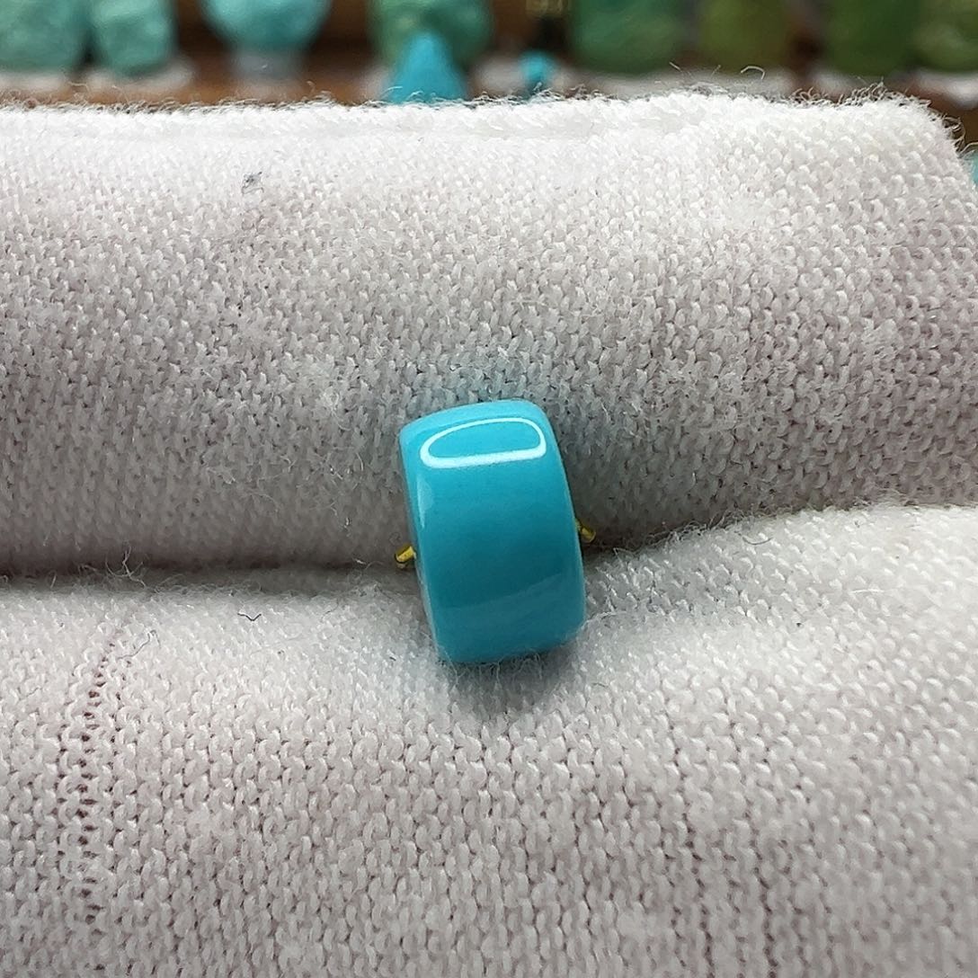 绿松石直切珠 未镶嵌