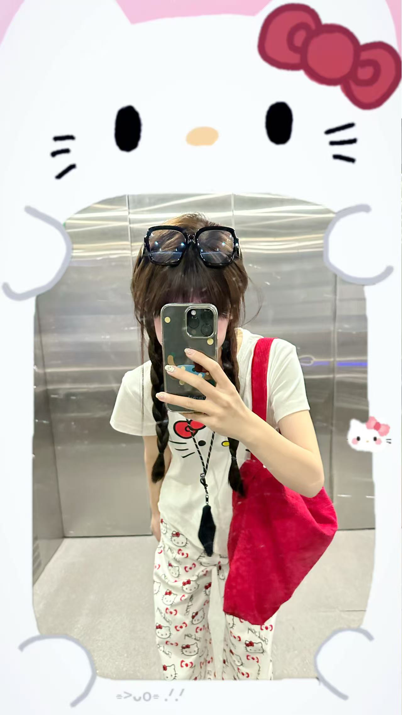 KT猫短袖 也太可可爱爱了吧