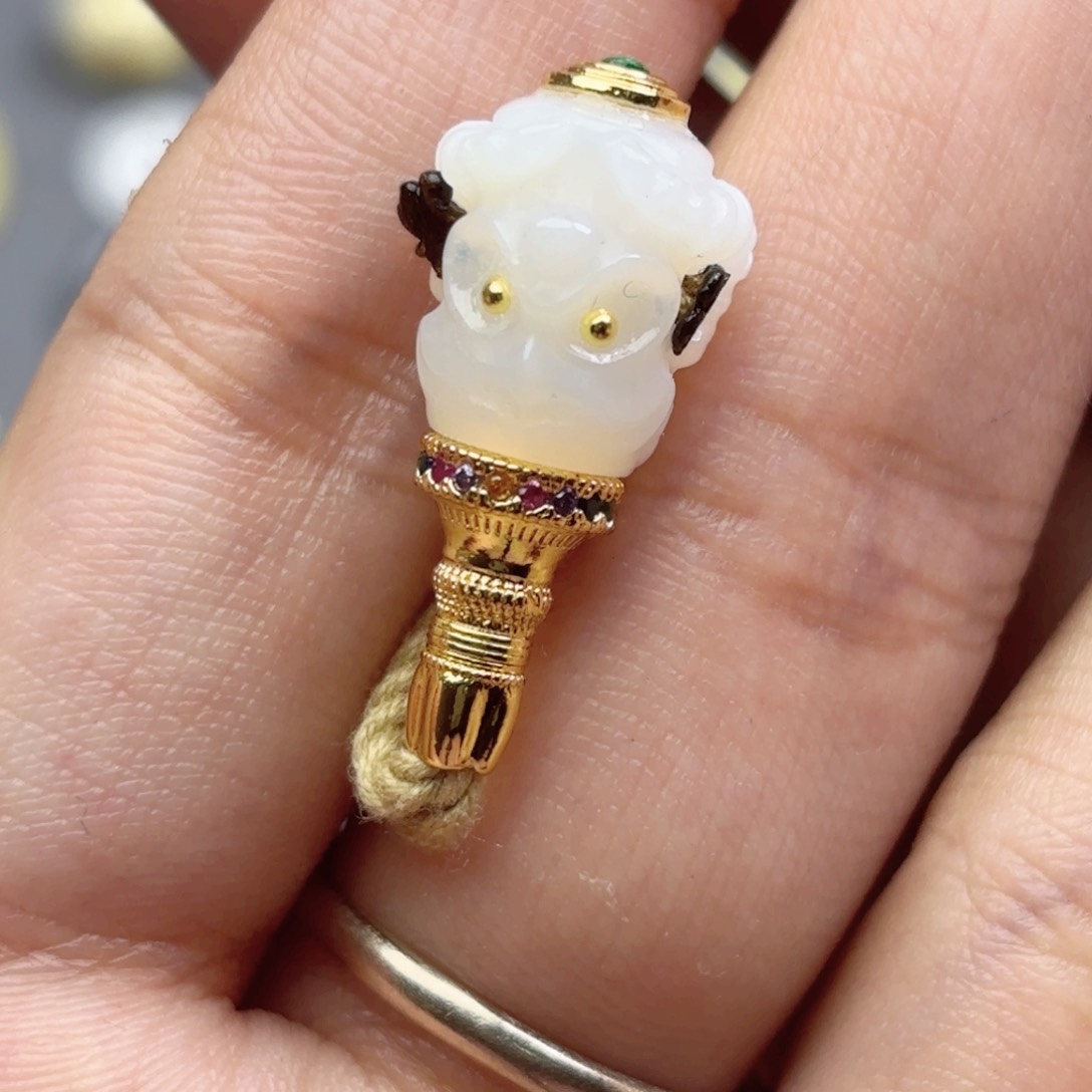 玛瑙/玉髓文玩配饰未镶嵌11mm