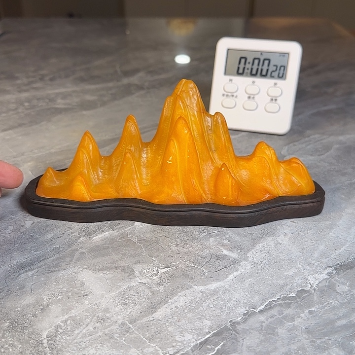 生***。奇石茶宠鱼缸文房摆件 