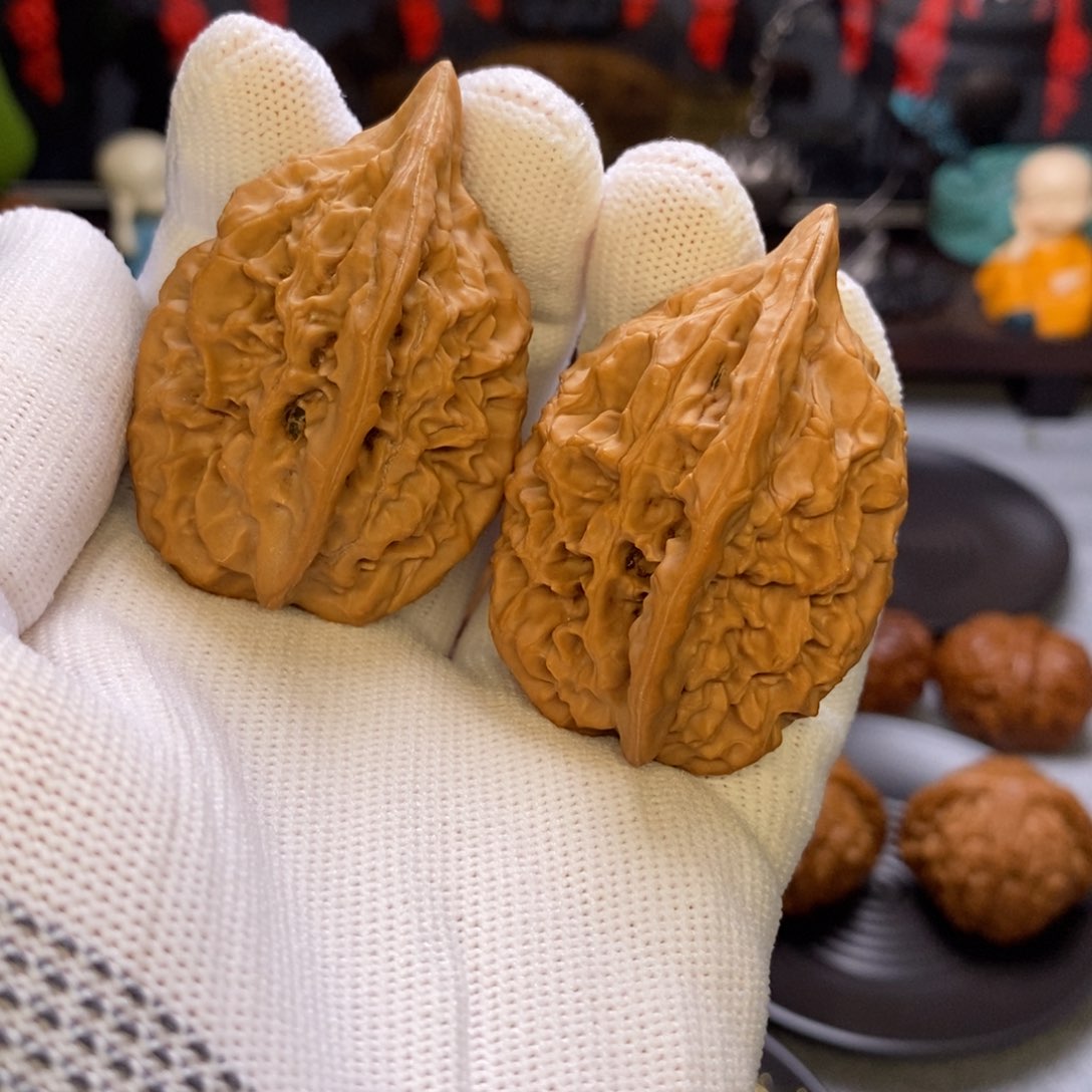 文玩核桃吊坠无名野生 鸡心