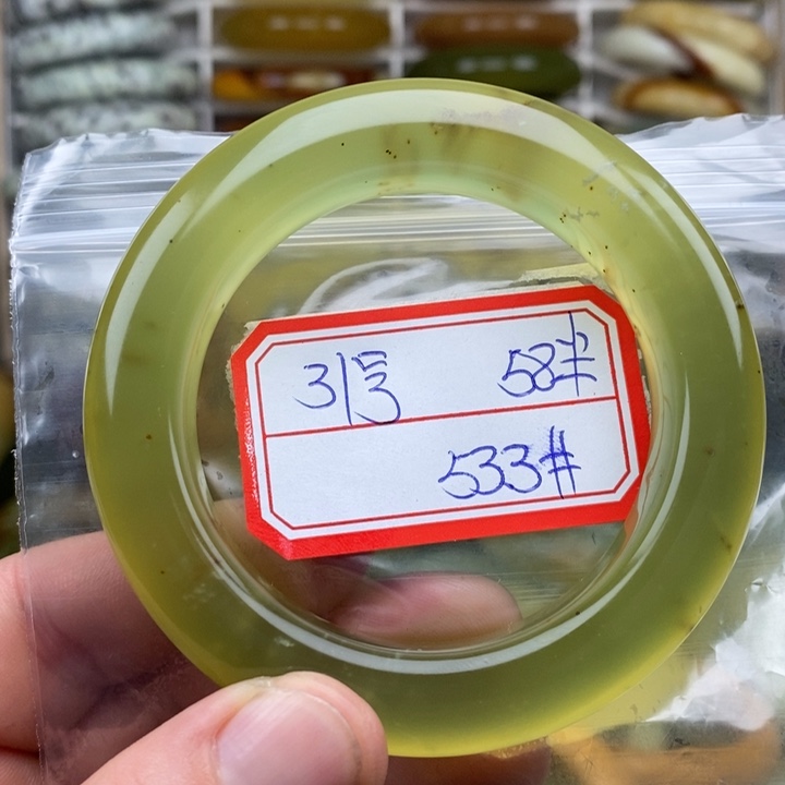 未镶嵌蛇纹石玉手绳