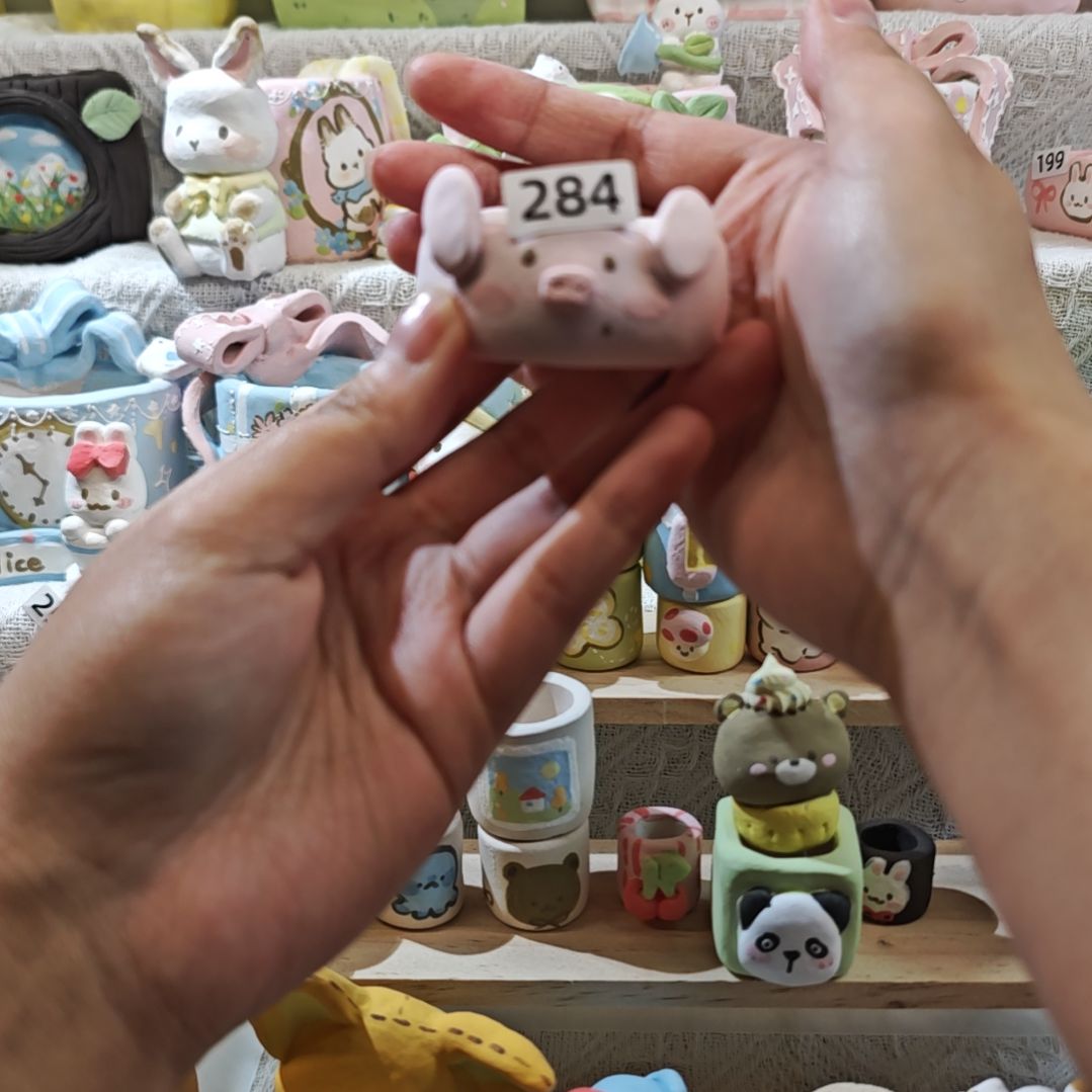 满29.9包邮手工花盆284