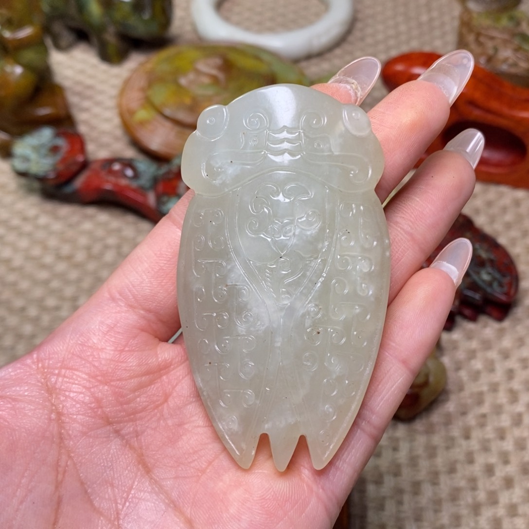 白玉菩提吊坠白玉菩提白玉菩提摆件