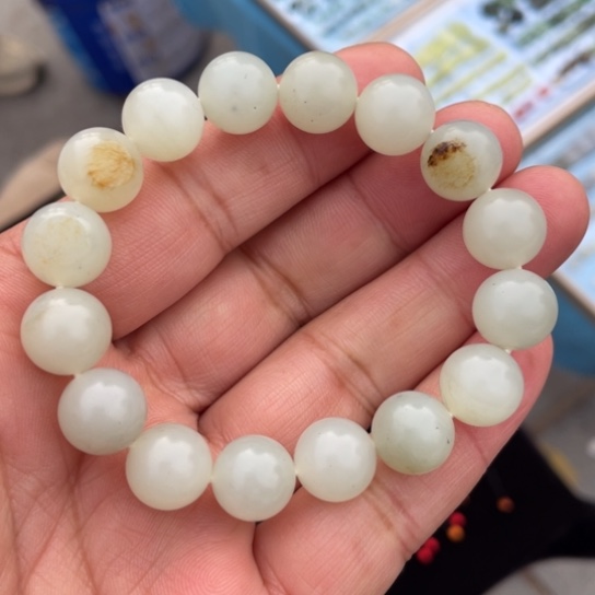 和田玉套链未镶嵌