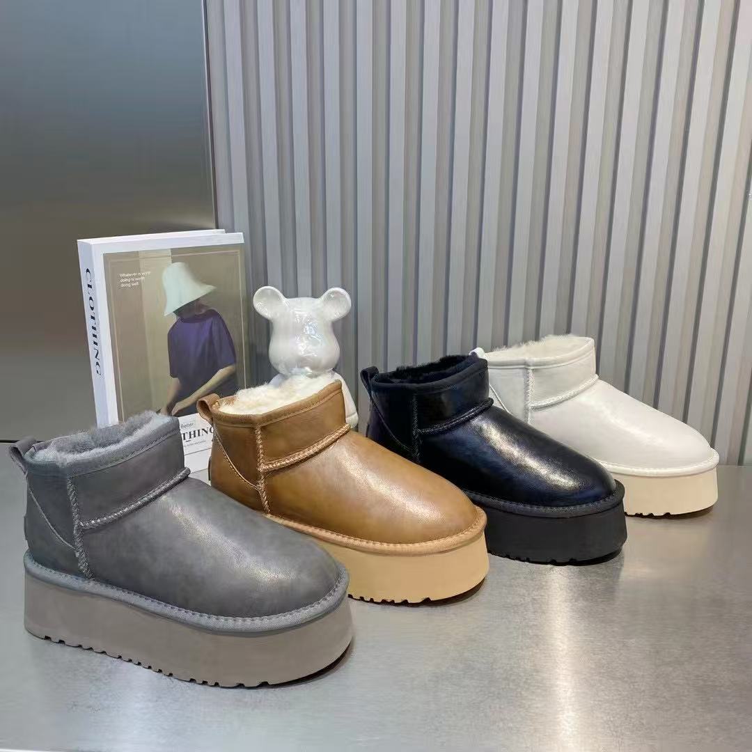 2025冬季真皮羊毛厚底雪地棉88-8