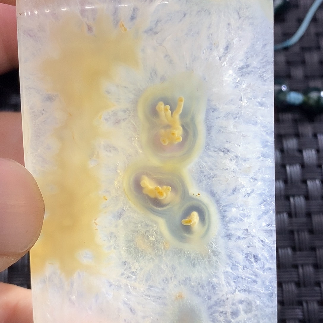 玛瑙/玉髓颈饰未镶嵌草*