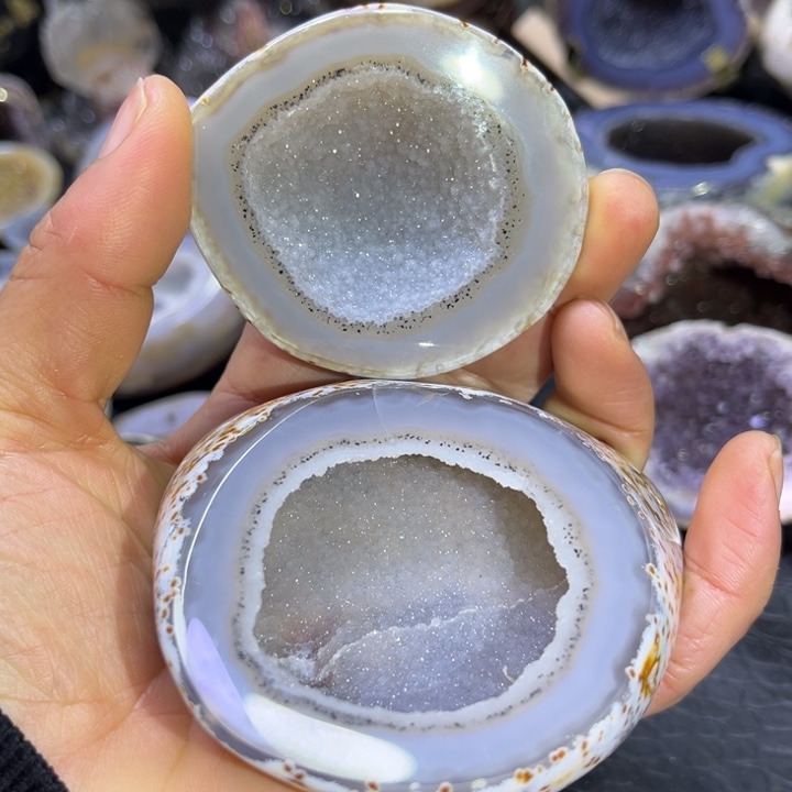 水晶未镶嵌珠宝半成品