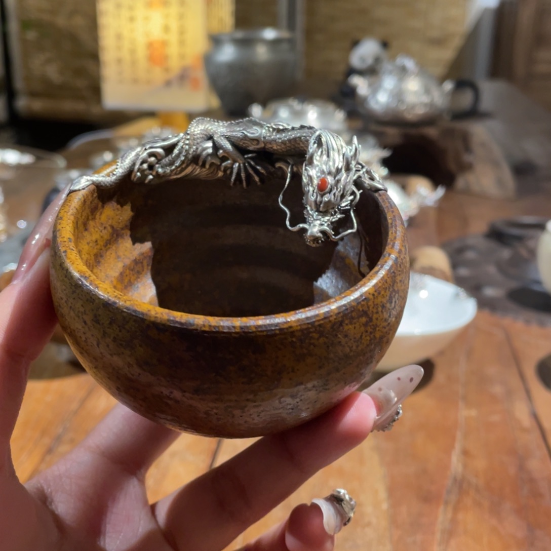 顺丰快递包邮茶空间 龙王杯1