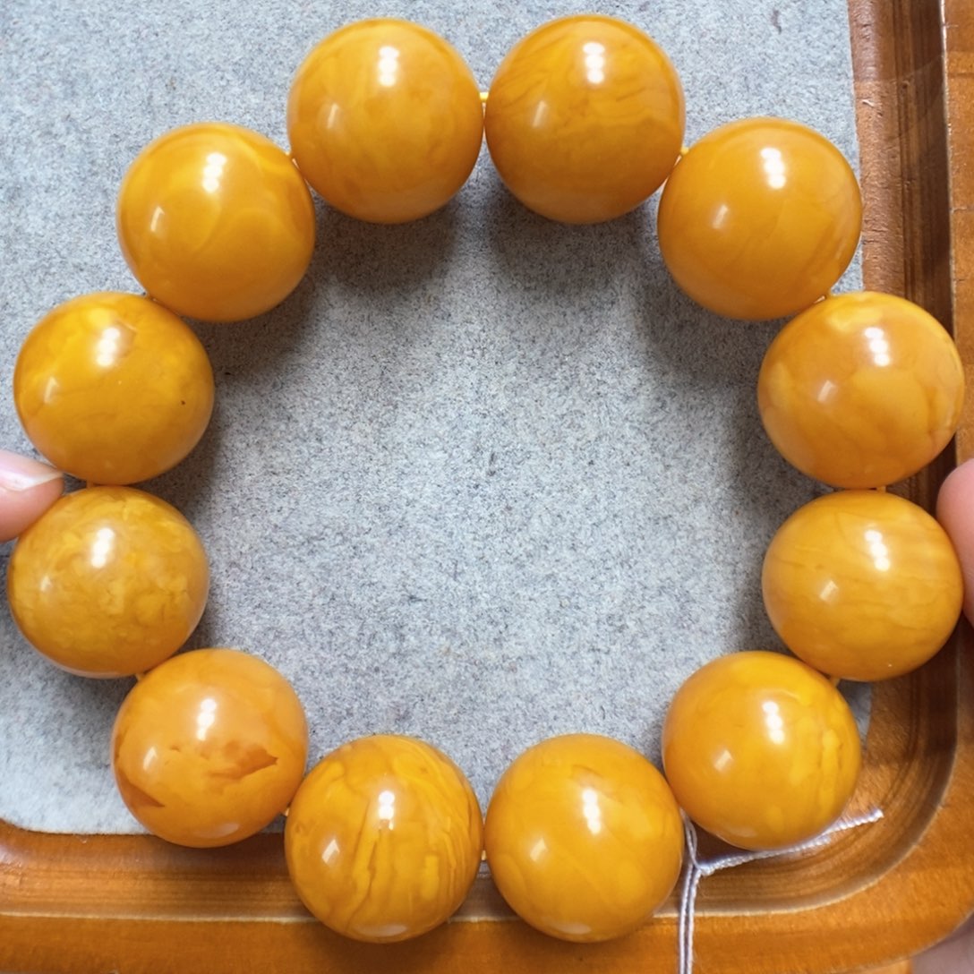 蜜蜡手串未镶嵌蜜蜡手串