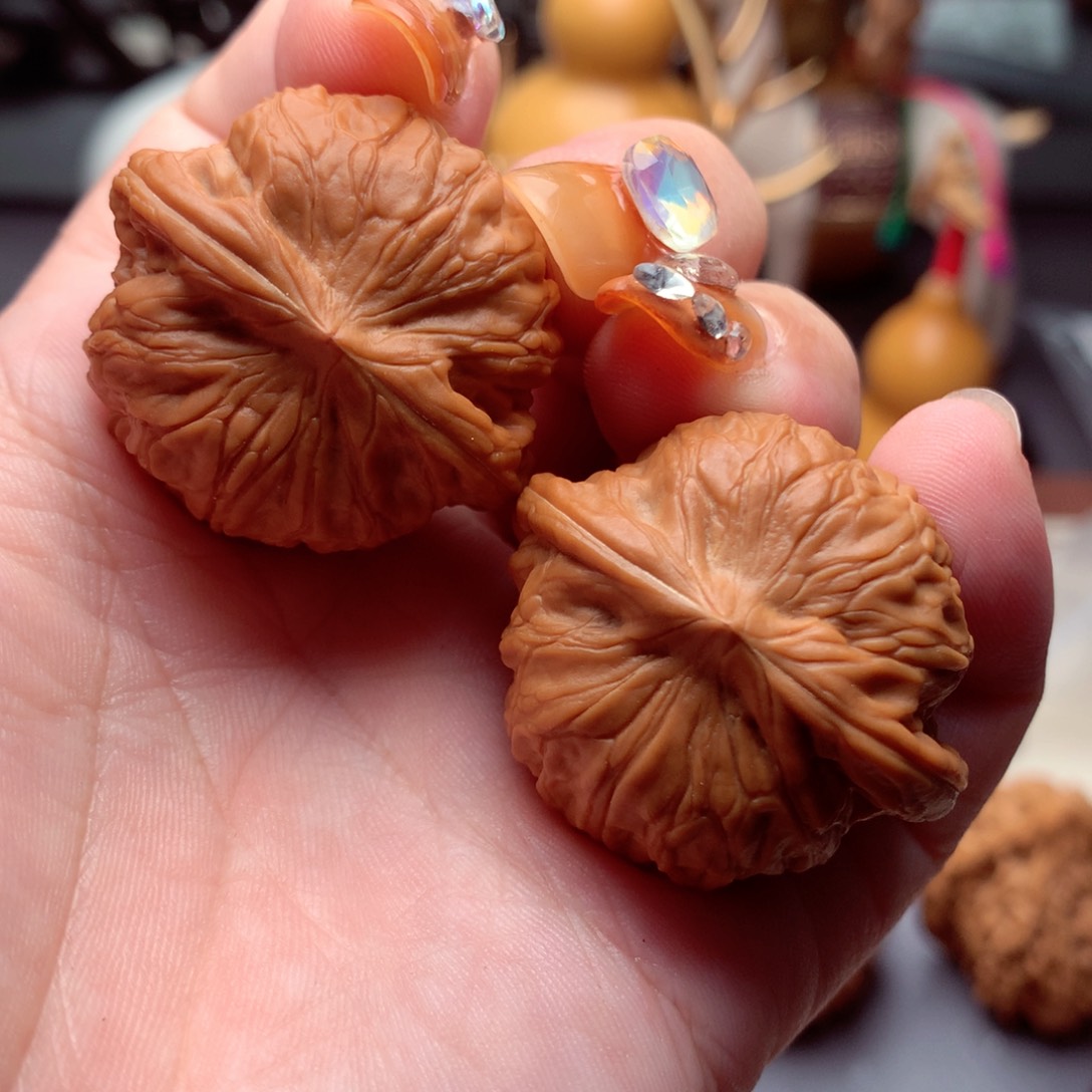 文玩核桃把件战鼓全品  1号