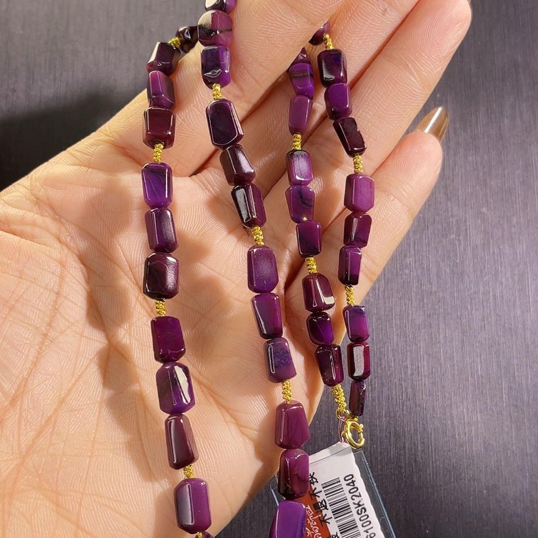 苏纪石（舒俱来）项链k金未镶嵌