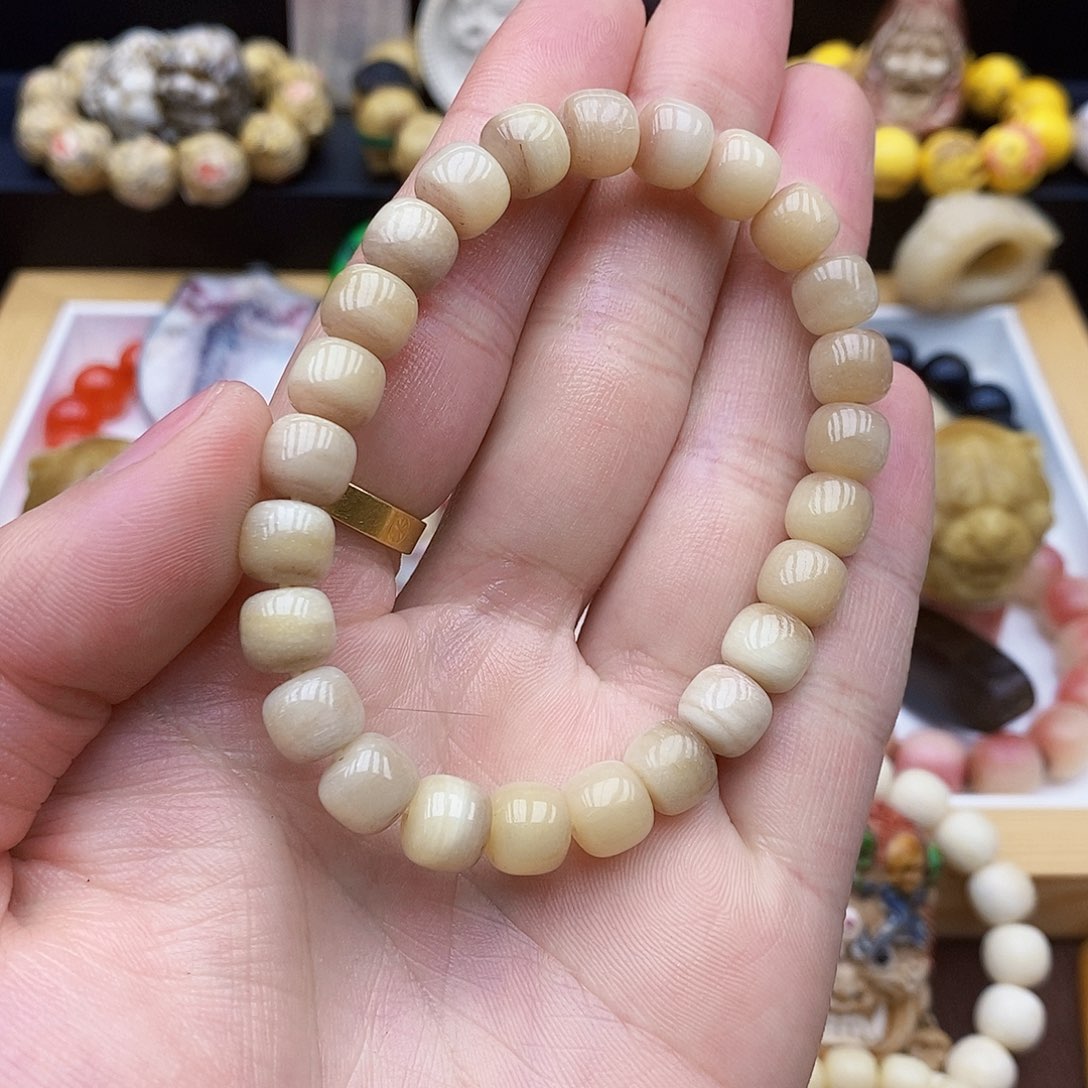 驼骨手串/手链9×8驼骨三花料