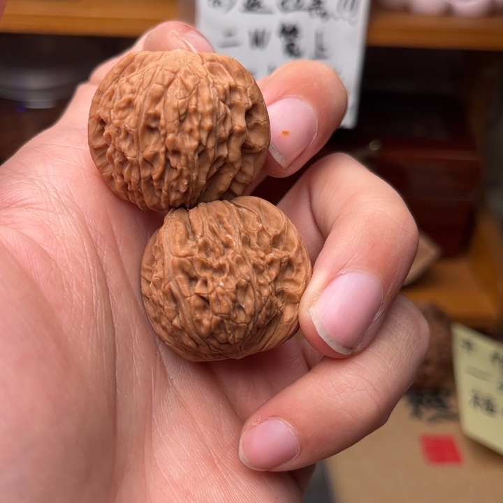 文玩核桃吊坠磨盘